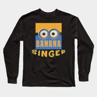 MINIONS USA SINGER Long Sleeve T-Shirt